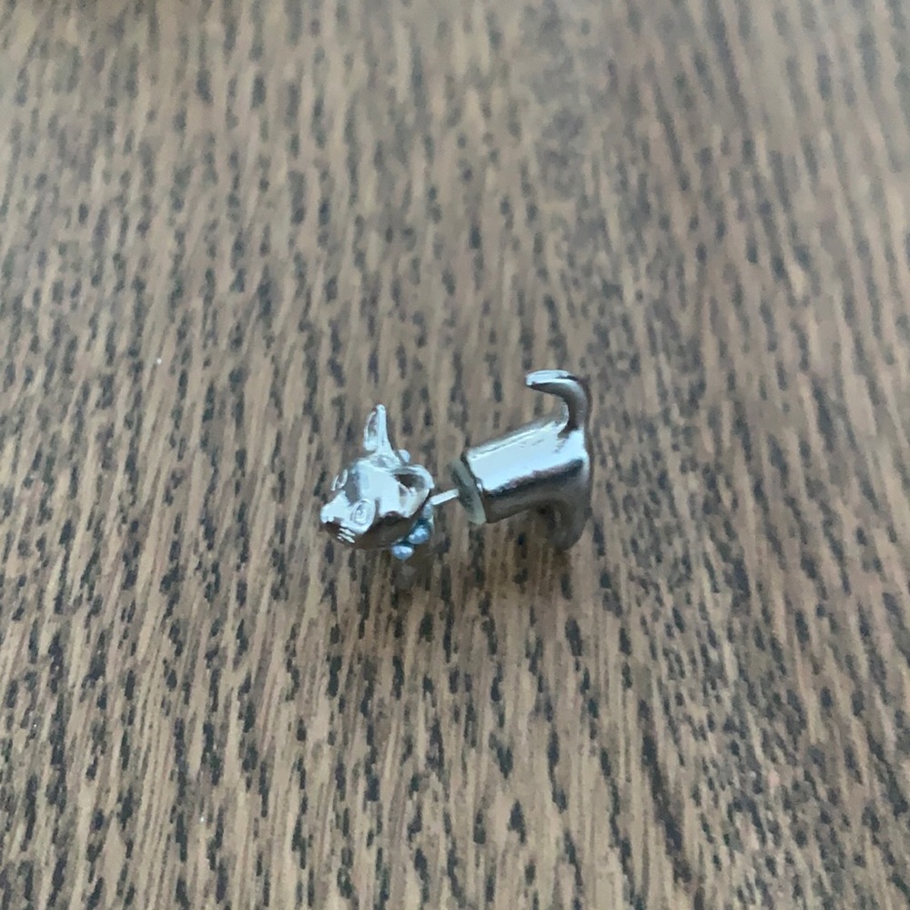 The silver color cat one piece